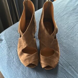 Brown Suede Women's Shoes